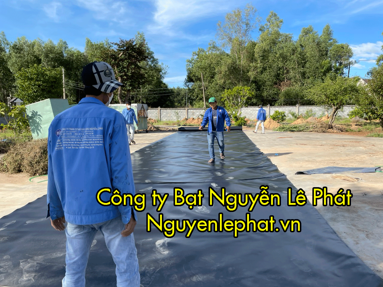 Bạt lót ao hồ nuôi ốc