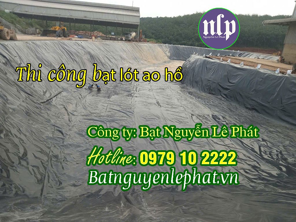 Thi Công Bạt Lót Ao Hồ Chứa Nước Tưới Sinh Hoạt Gia Đình tại Phú Giáo