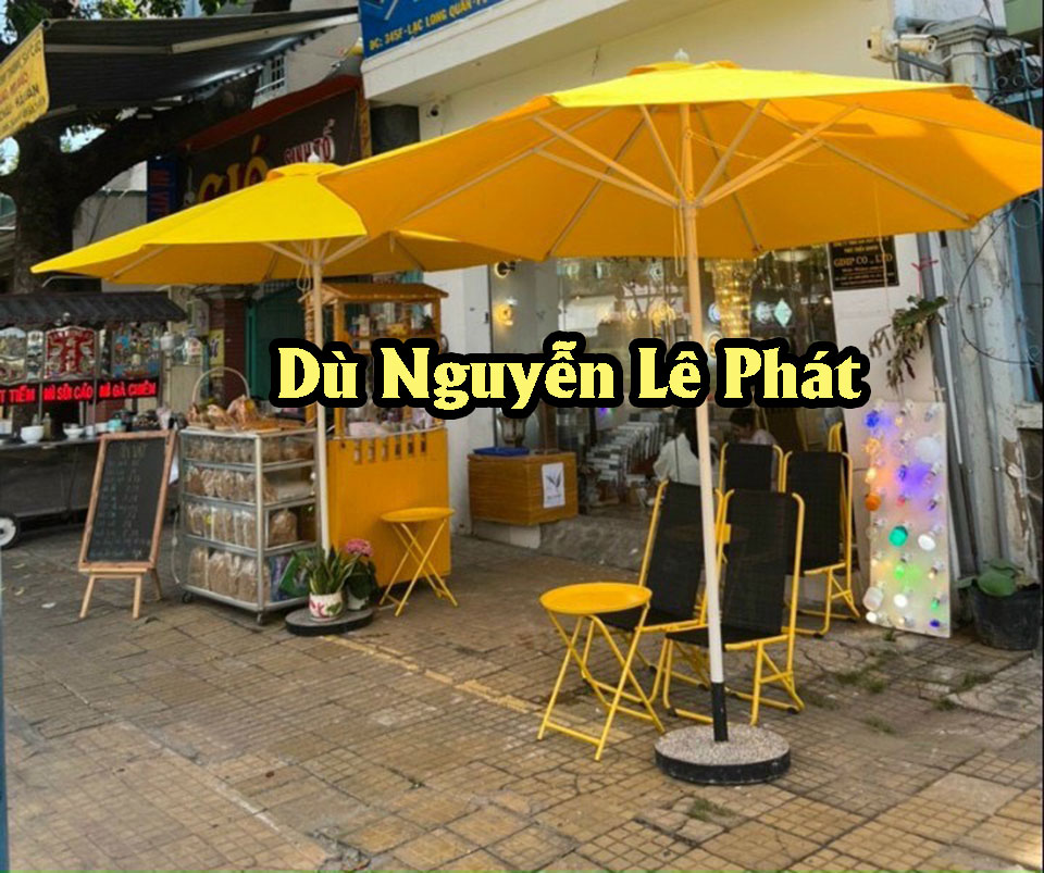 Thay Áo Vải Bạt Dù Che Nắng Mưa Ngoài Trời Giá Rẻ