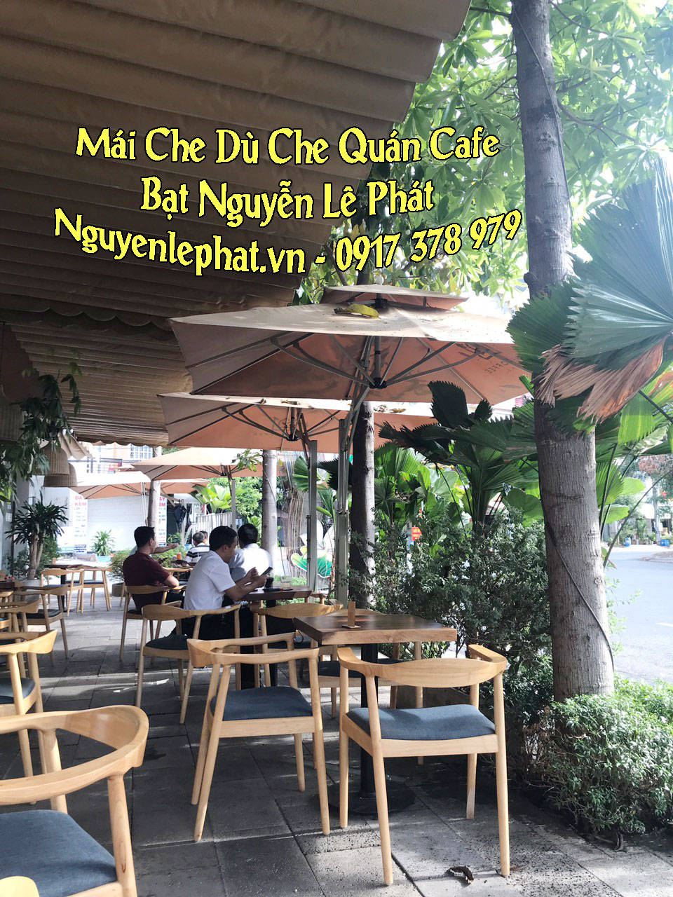 Báo Giá Thiết Kế Thi Công Mái Che Quán Cafe Sân Vườn