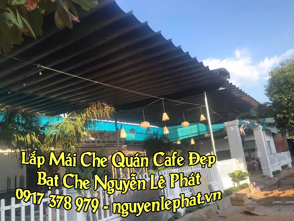 Mái che quán cafe sân vườn - tại TPHCM - Cầu Thang Sắt Đẹp