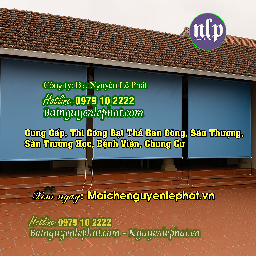 BẠT XẾP MÁI HIÊN GIÁ RẺ 